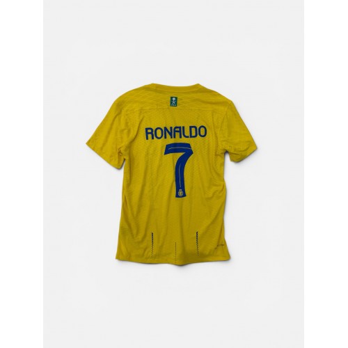 Nike Al Nassr FC Home Jersey Yellow Blue KAFD